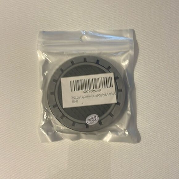 Infinity car cup Coasters in black and gray. Set of 2 NWT - Picture 7 of 7